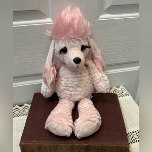 Ganz Lashoos Poodle Plush Long Lashes Light Pink